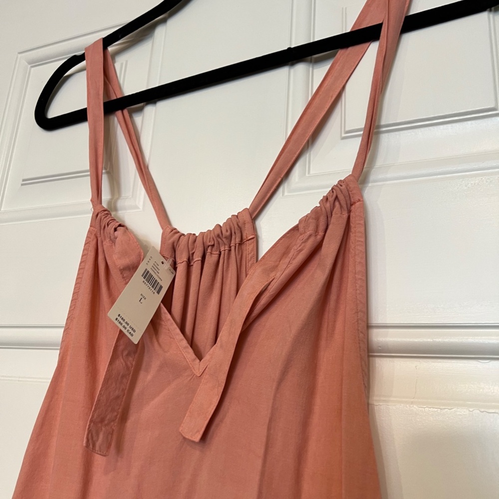 CLOTH AND STONE HALTER DRESS - SOFT PINK - SIZE L - Picture 6 of 6